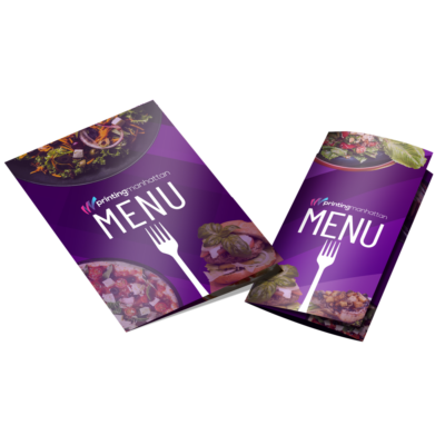 Menus Trifold